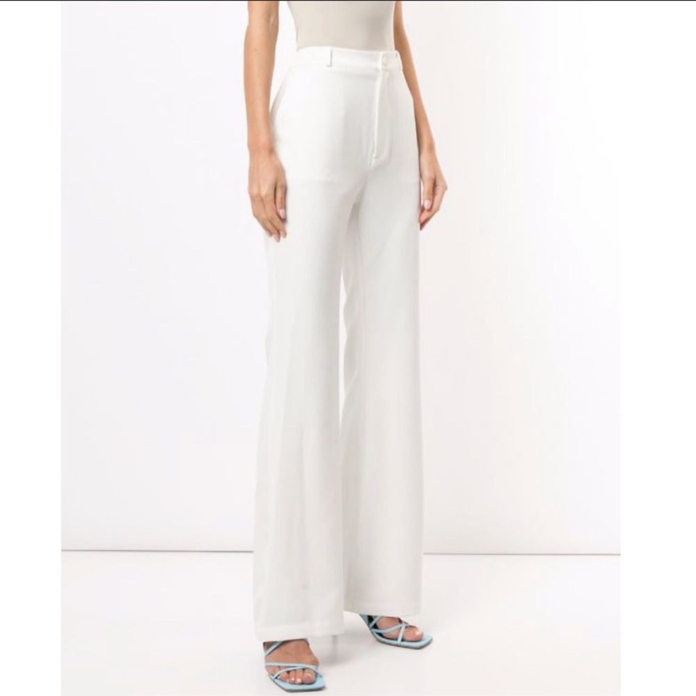 Cynthia Rowley White Nelson Flared Pant Size 4